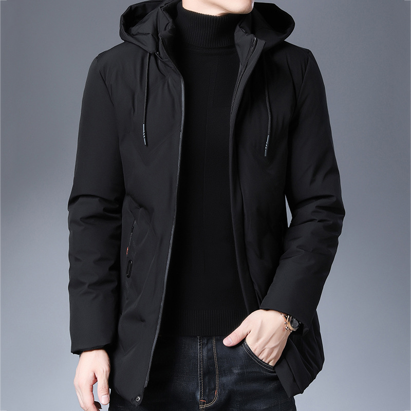 Winter men mid-length warm padded jacket, fashionable young and middle-aged business men hooded casual long-sleeved padded jacket
Winter men mid-length warm padded jacket, fashionable young and middle-aged business men hooded casual long-sleeved padded jacket