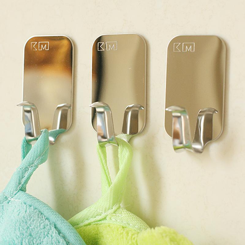 Hot sales After Stainless steel self adhesive stick wall hook coat hooks for storing tissue Kitchen Bathroom Bedroom Door 
Hot sales After Stainless steel self adhesive stick wall hook coat hooks for storing tissue Kitchen Bathroom Bedroom Door