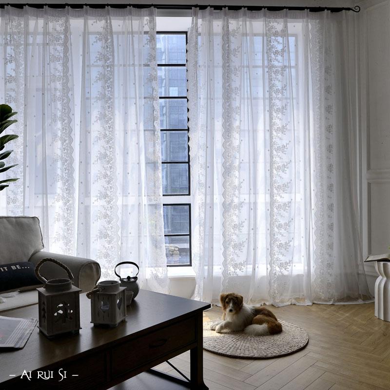 Europe Embroidery Lace Sheer Curtain For the Living room bedroom White Tulle on the Windows for Kitchen Voile Curtains Drapes
Europe Embroidery Lace Sheer Curtain For the Living room bedroom White Tulle on the Windows for Kitchen Voile Curtains Drapes