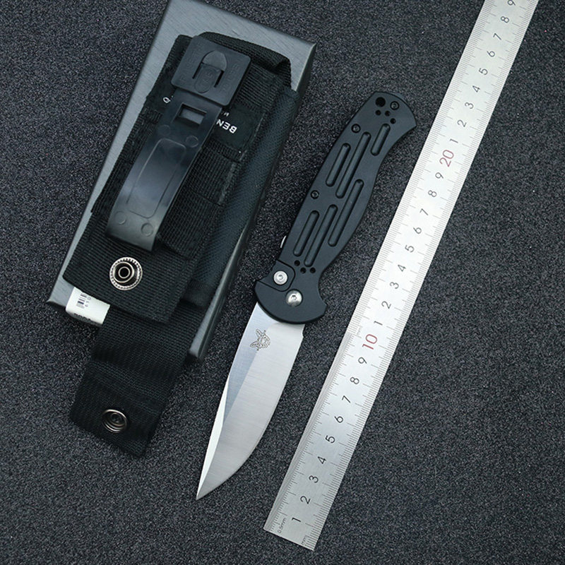 Benchmade knife butterfly 9051 AFO II side automatic knife 154CM blade 6061 T6 aluminum alloy handle outdoor survival Tactical Combat knives
Benchmade knife butterfly 9051 AFO II side automatic knife 154CM blade 6061 T6 aluminum alloy handle outdoor survival Tactical Combat knives