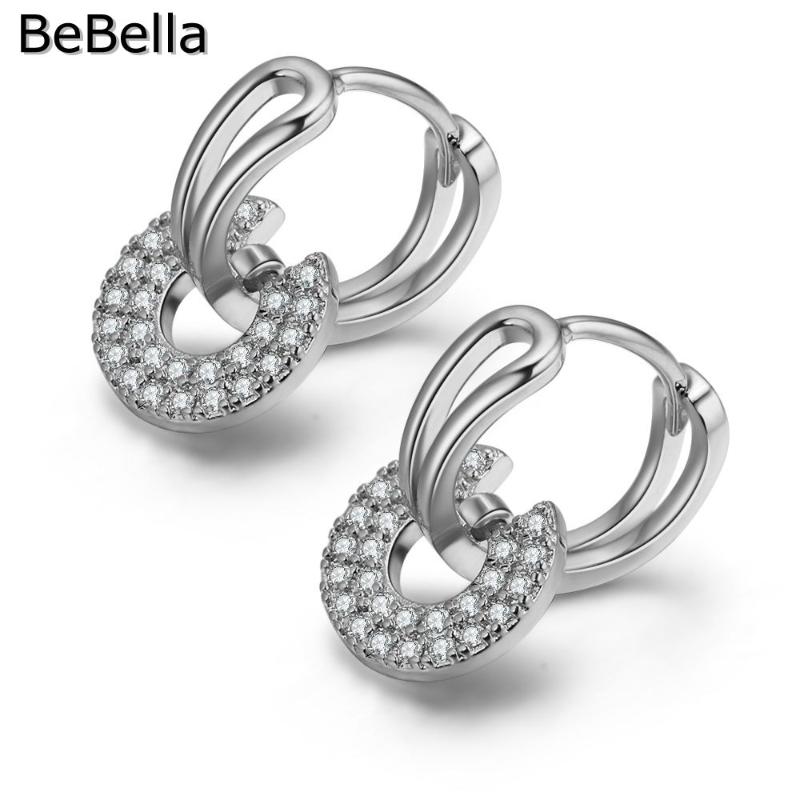 Hoop & Huggie BeBella Double Circle Earrings With High Quality Cubic Zirconia Fashion Trendy Original For Women Girls Party Gift 
Hoop & Huggie BeBella Double Circle Earrings With High Quality Cubic Zirconia Fashion Trendy Original For Women Girls Party Gift