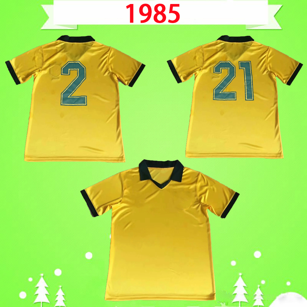 1985 1986 Brasil retro soccer jersey Vintage ZICO home yellow 85 86 Müller Renato Gaúcho Raà Valdo Classic football shirt, Black;yellow
1985 1986 Brasil retro soccer jersey Vintage ZICO home yellow 85 86 Müller Renato Gaúcho Raà Valdo Classic football shirt, Black;yellow