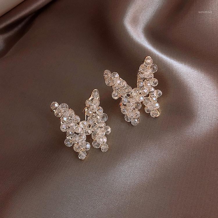 Korea Hot Sale Fashion Jewelry Hand Woven Stereo Crystal Butterfly Earrings Elegant White Wild Earrings for women1
Korea Hot Sale Fashion Jewelry Hand Woven Stereo Crystal Butterfly Earrings Elegant White Wild Earrings for women1