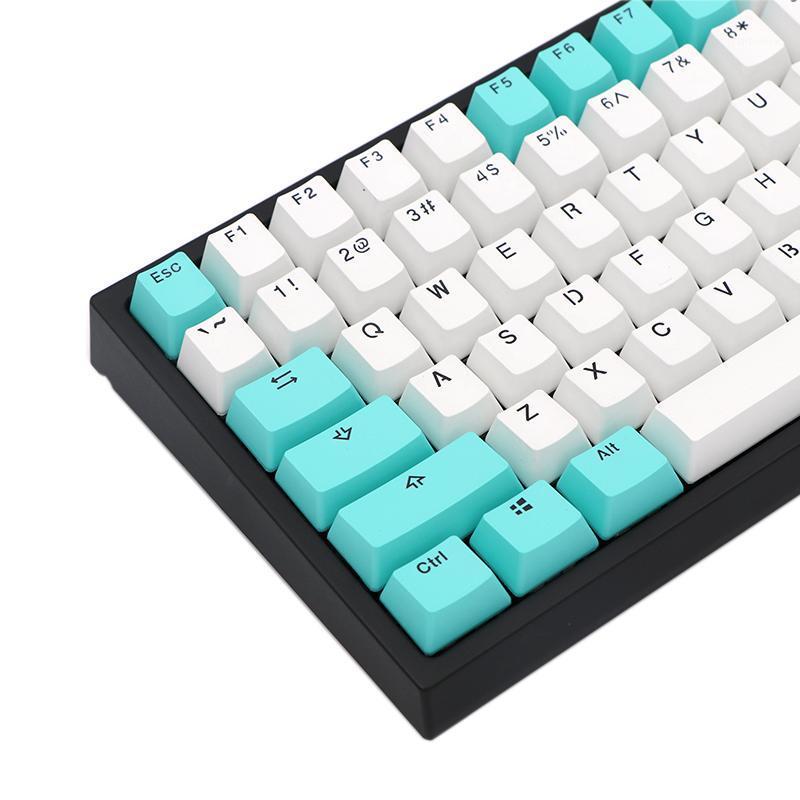 BGKP Green White Doubleshot PBT Keycaps top side printed 61/68/84/87/104/122keys for Cherry MX Switches of Mechanical Keyboard1
BGKP Green White Doubleshot PBT Keycaps top side printed 61/68/84/87/104/122keys for Cherry MX Switches of Mechanical Keyboard1