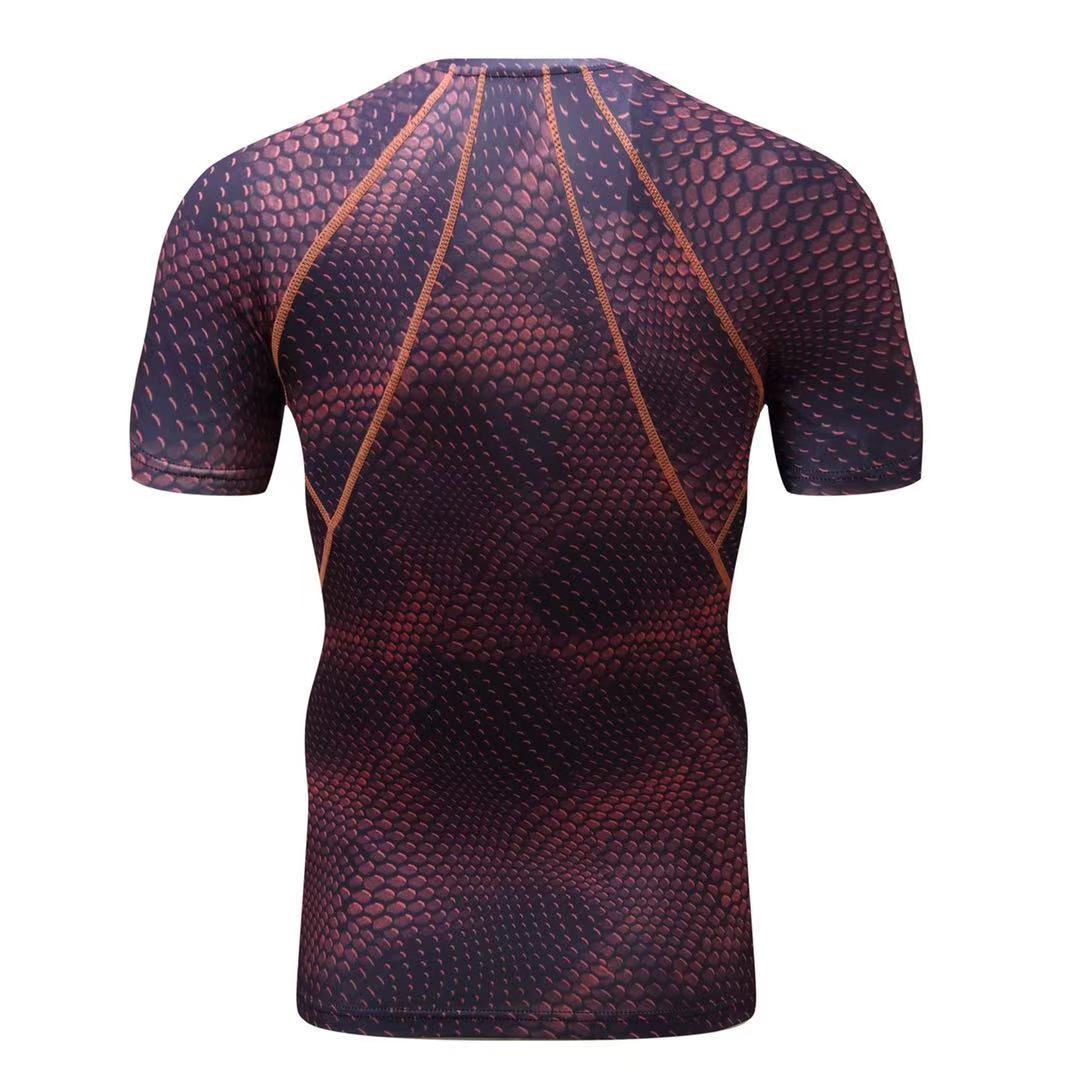 Men's sports tights short sleeve T-shirt basketball running diving fitness suit quick drying clothes breathable training clothes
Men's sports tights short sleeve T-shirt basketball running diving fitness suit quick drying clothes breathable training clothes