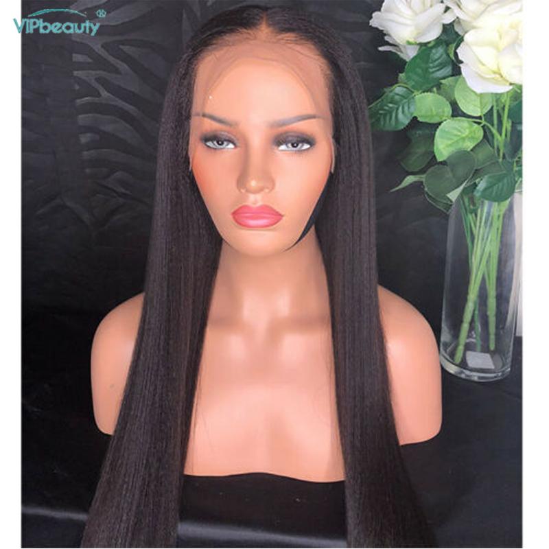 Vipbeauty Yaki Straight Lace Frontal Wig 13x4 Lace Front Wigs For Black Women With Baby Hair Remy Brazilian Human Hair Wigs, As pic
Vipbeauty Yaki Straight Lace Frontal Wig 13x4 Lace Front Wigs For Black Women With Baby Hair Remy Brazilian Human Hair Wigs, As pic