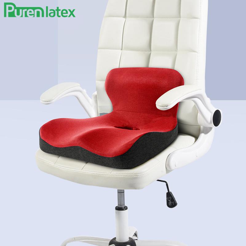 PurenLatex L Shape Memory Foam Seat Back Cushion Orthopedic Coccyx Spine Mat Hemorrhoid Treat Pad Slow Rebound Pressure Cushions, Red
PurenLatex L Shape Memory Foam Seat Back Cushion Orthopedic Coccyx Spine Mat Hemorrhoid Treat Pad Slow Rebound Pressure Cushions, Red