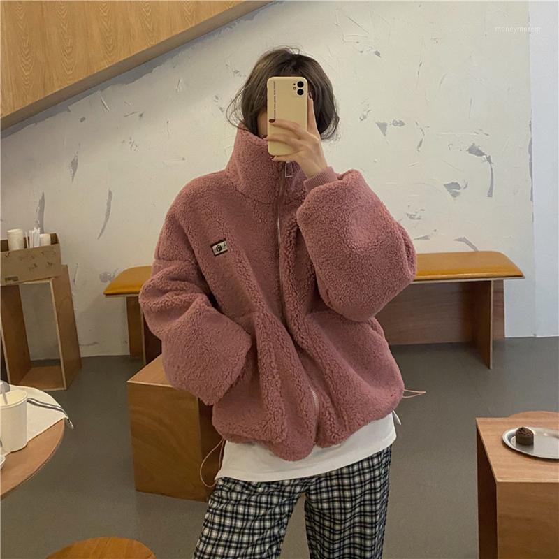 Winter Coat Women 2020 New Solid Faux Lamb Fur Jacket Warm Thick Vintage Loose Plush Ladies Coat Faux Fur Teddy Jacket1, Pink
Winter Coat Women 2020 New Solid Faux Lamb Fur Jacket Warm Thick Vintage Loose Plush Ladies Coat Faux Fur Teddy Jacket1, Pink
