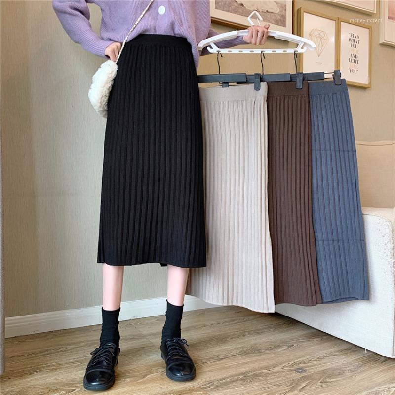 Knitted Skirt Women's Autumn / Winter 2020 New Style Mid Long A-line Skirt Looks Thin and Versatile, High Waist and Hip1, Black 
Knitted Skirt Women's Autumn / Winter 2020 New Style Mid Long A-line Skirt Looks Thin and Versatile, High Waist and Hip1, Black