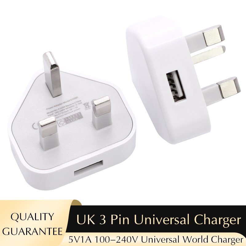 5V1A UK 3 Pin Home Charger Adapter UK Plug USB Wall Adapter for iPhone 5S 6 6S 7Plus Samsung S6 S7 Tablet Pc Universal Chargers
5V1A UK 3 Pin Home Charger Adapter UK Plug USB Wall Adapter for iPhone 5S 6 6S 7Plus Samsung S6 S7 Tablet Pc Universal Chargers
