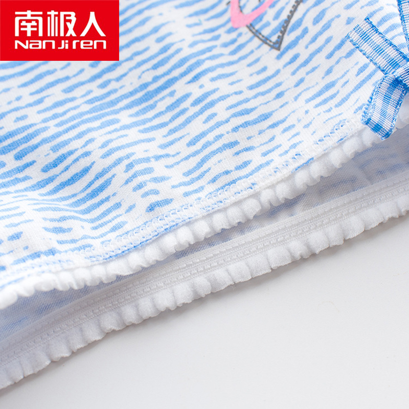 NANJIREN 5/pcs Women Briefs Cotton Print Female Underwear Many Styles Underwears Panties For Girl Comfortable Teenage Shorts 201112