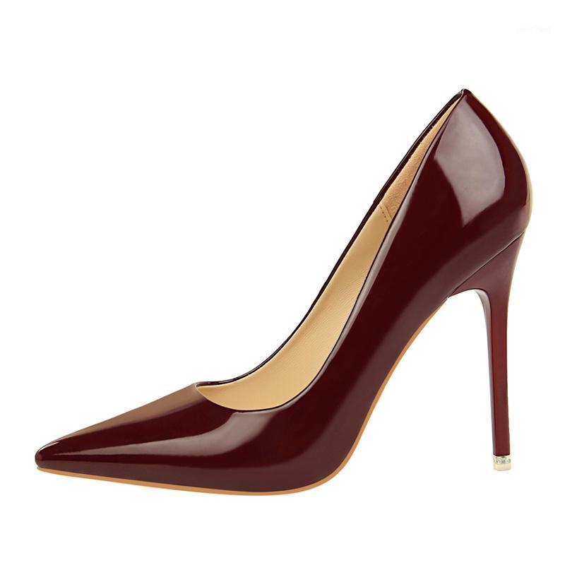 Pointed high heels office pump 10.5cm female high heels patent leather female design classic style women pumps1, Black
Pointed high heels office pump 10.5cm female high heels patent leather female design classic style women pumps1, Black
