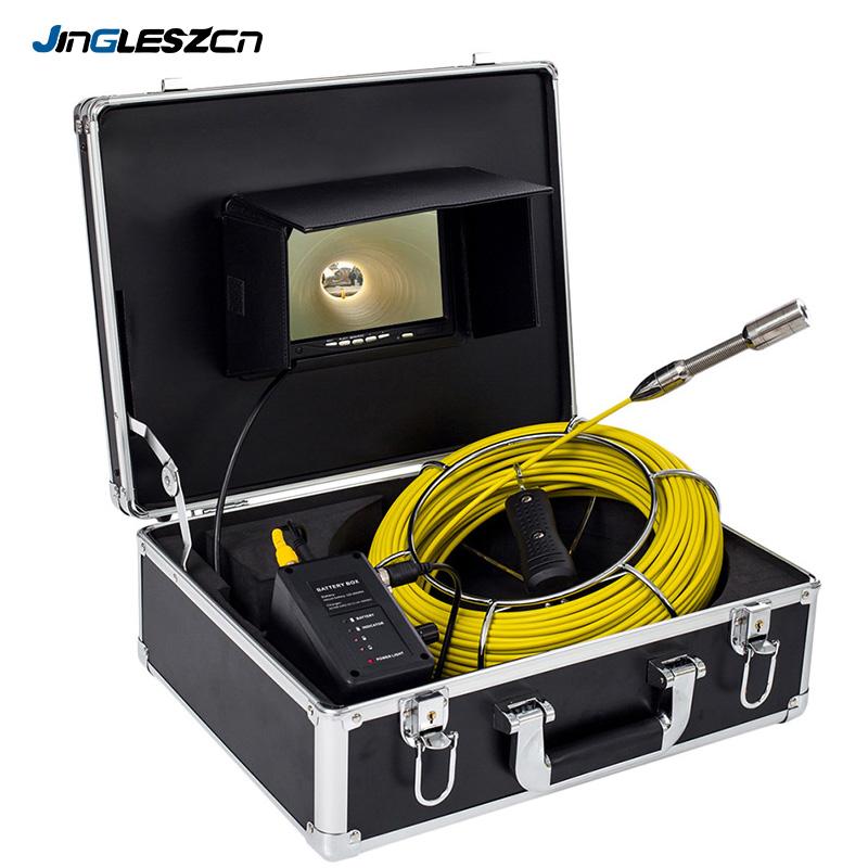 Pipeline Inspection Camera Drain Sewer Industrial Endoscope Waterproof IP68 Snake Video System with 7 Inch LCD Monitor with 40M
Pipeline Inspection Camera Drain Sewer Industrial Endoscope Waterproof IP68 Snake Video System with 7 Inch LCD Monitor with 40M