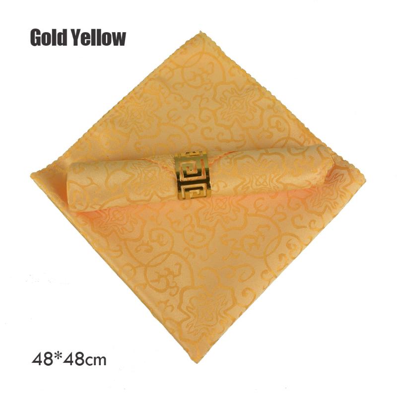 10pcs/lot 48*48cm Gold Yellow/Silver Grey Luxury Hotel Table Napkin Polyester Home Serviette For Wedding Party Decor
10pcs/lot 48*48cm Gold Yellow/Silver Grey Luxury Hotel Table Napkin Polyester Home Serviette For Wedding Party Decor