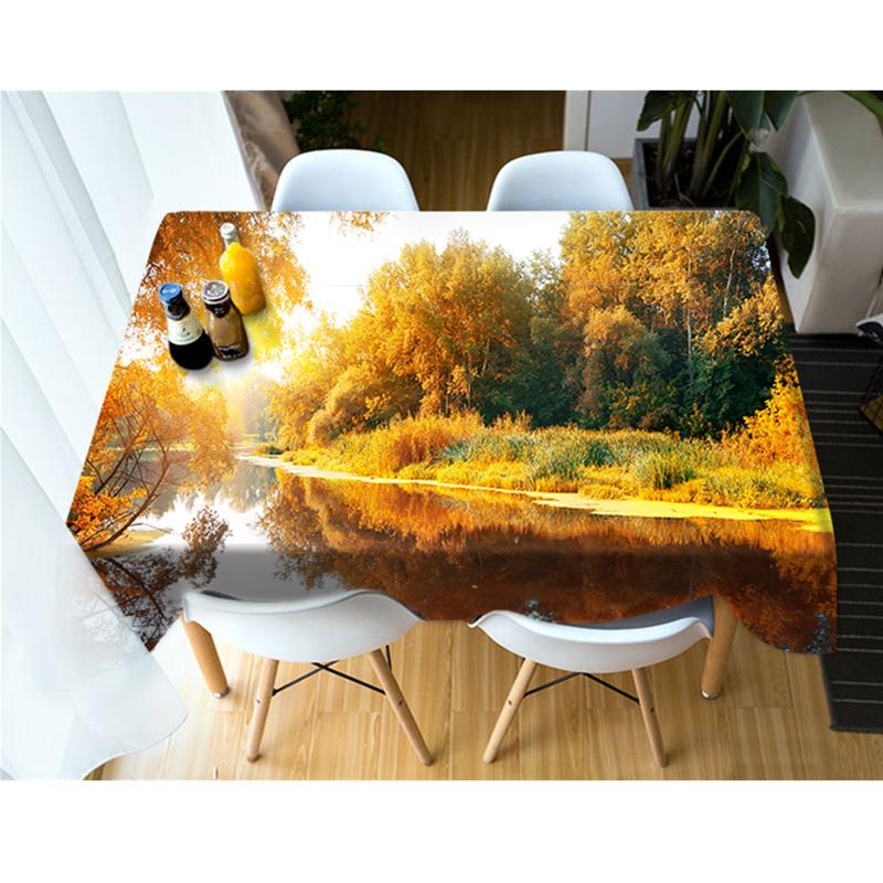 3D Tablecloth Autumn Senery Golden Leaves Pattern Waterproof Cloth Thicken Rectangular and Round Wedding Table Cloth
3D Tablecloth Autumn Senery Golden Leaves Pattern Waterproof Cloth Thicken Rectangular and Round Wedding Table Cloth