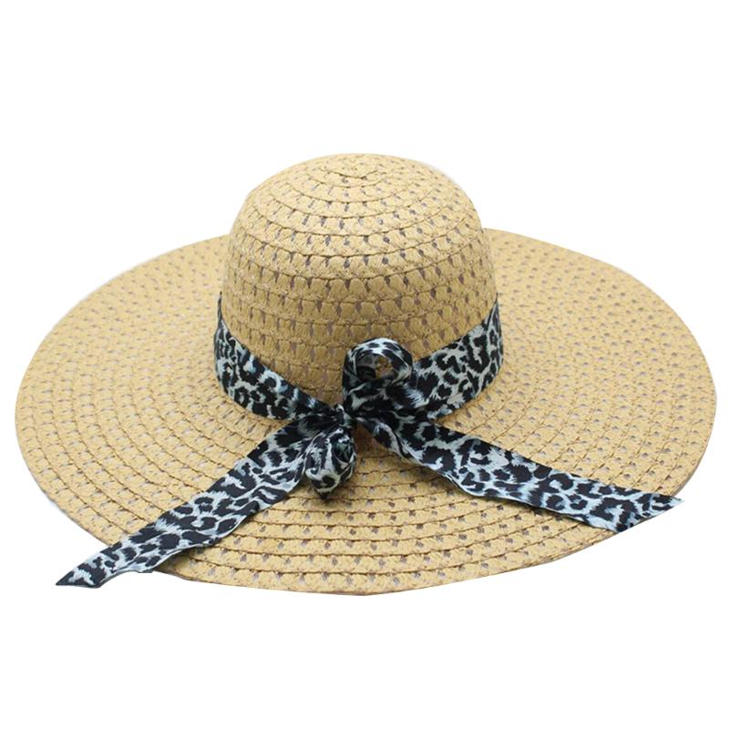 Women Sunscreen Straw Hat Outdoor Fashion Wide Brim Beach Leopard Print Ladies Bowknot Ribbon Cap Foldable Summer Seaside Travel, Sky blue
Women Sunscreen Straw Hat Outdoor Fashion Wide Brim Beach Leopard Print Ladies Bowknot Ribbon Cap Foldable Summer Seaside Travel, Sky blue