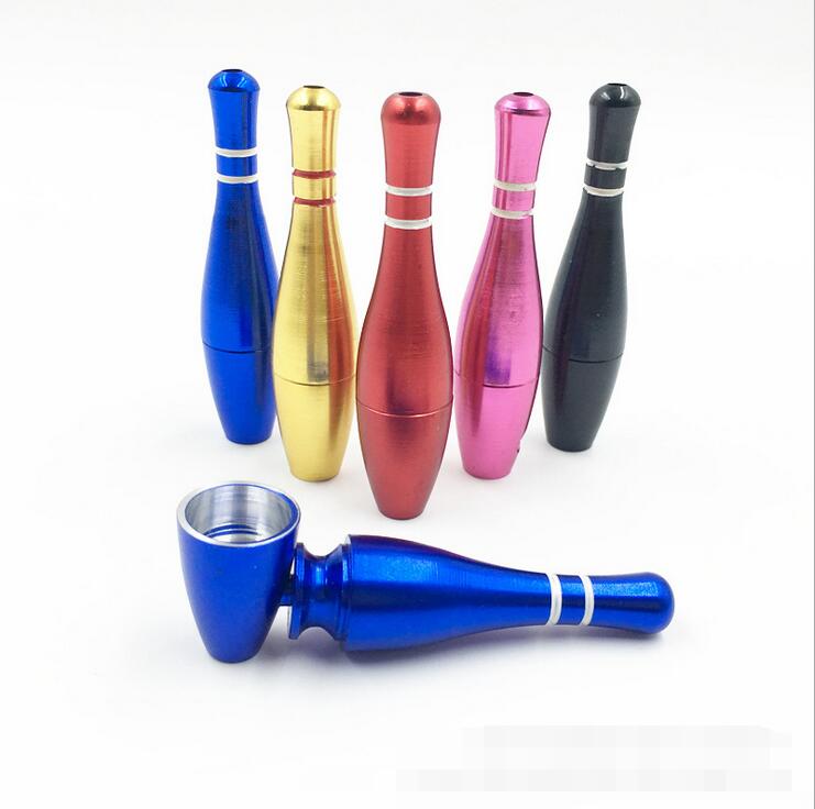bowling bottle Ball Smoking Pipe 78mm metal filter tobacco Dry Herbal cigarette holder Jamaica hand pipes 5 colors Tools Accessories
bowling bottle Ball Smoking Pipe 78mm metal filter tobacco Dry Herbal cigarette holder Jamaica hand pipes 5 colors Tools Accessories