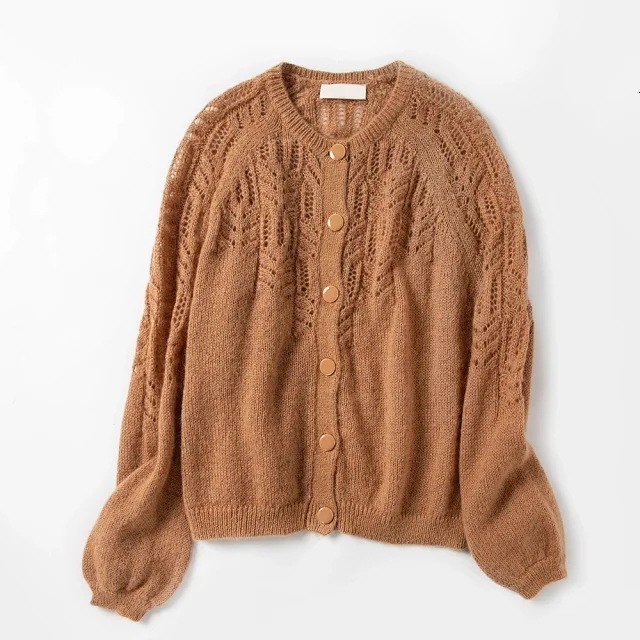 Mohair Woolen 2021 Knitted Around the Neck Cardigan Sweater Designer Woman Luxury Dress High Quality Clothing Irnr, Gray
Mohair Woolen 2021 Knitted Around the Neck Cardigan Sweater Designer Woman Luxury Dress High Quality Clothing Irnr, Gray
