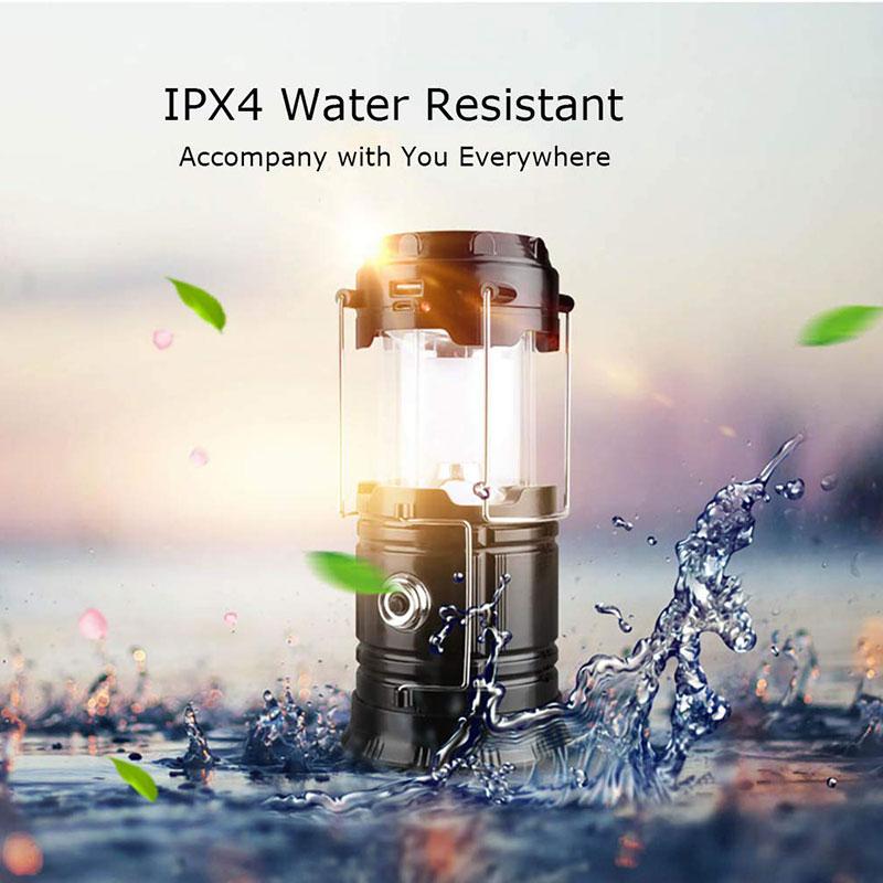 Collapsible LED Emergency Lantern Outdoor Camping Tent Lamp Rechargeable Solar Powered USB Light
Collapsible LED Emergency Lantern Outdoor Camping Tent Lamp Rechargeable Solar Powered USB Light