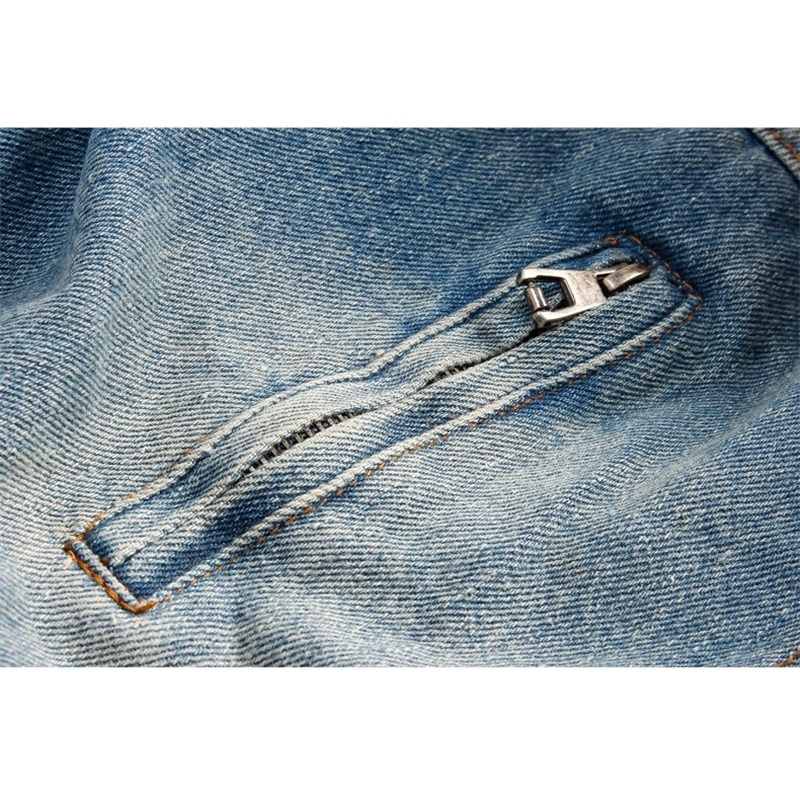 Men's Winter Thick Fleece Jacket Fashion Men Broken Patch Bomber Denim Coat Chaqueta Hombre Streetwear Clothes 201127