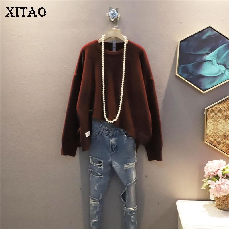 XITAO Irregular Knitted Pullover Sweater Women 2020 Winter Casual Fashion New Style Temperament All Match Women Clothes GCC4221, White gcc4221
XITAO Irregular Knitted Pullover Sweater Women 2020 Winter Casual Fashion New Style Temperament All Match Women Clothes GCC4221, White gcc4221