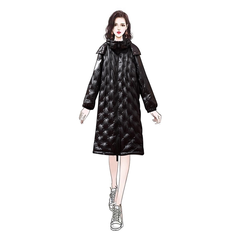 style dress highquality goods that turn over season white duck down jacket 201027
