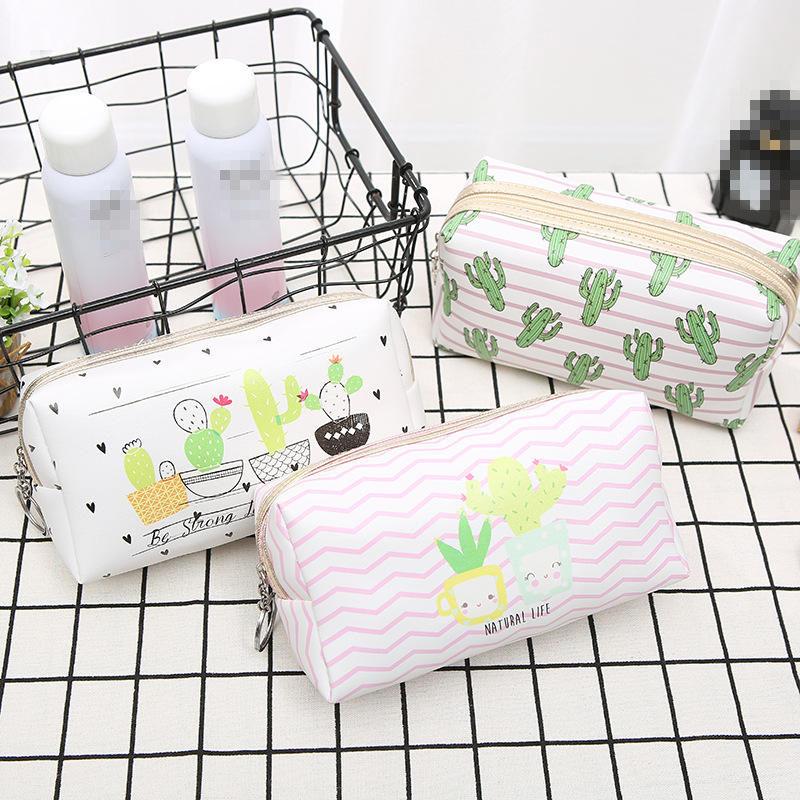 Cactus Printed Cosmetic Storage Bag Women Portable Beauty Travel Organizer Makeup Case Bathroom Toiletry Wash Pouch PU Bag 1 PC
Cactus Printed Cosmetic Storage Bag Women Portable Beauty Travel Organizer Makeup Case Bathroom Toiletry Wash Pouch PU Bag 1 PC