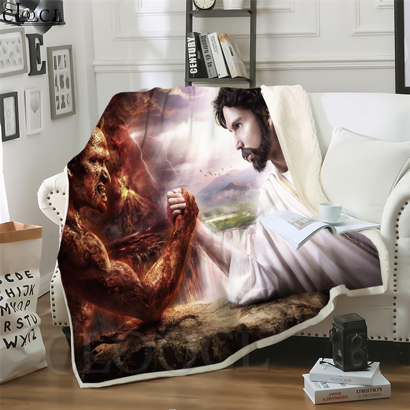 CLOOCL Jesus Vs. Demons 3D Print Harajuku Air Conditioning Blanket Sofa Teens Bedding Throw Blankets Plush Quilt
CLOOCL Jesus Vs. Demons 3D Print Harajuku Air Conditioning Blanket Sofa Teens Bedding Throw Blankets Plush Quilt