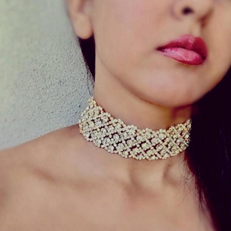 Chokers Weave Flowers Shape Fashion Neck Chain Necklaces Woman Charm Luxurious Jewellery Necklace Geometry Bride Accessorie
Chokers Weave Flowers Shape Fashion Neck Chain Necklaces Woman Charm Luxurious Jewellery Necklace Geometry Bride Accessorie