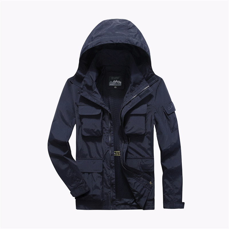 Autumn Men's Jackets Spring Outdoor Windbreaker Men Casual Hooded Coat Multi-pocket Male Climbing Clothes Plus Size 6XL SE8S, Dark blue
Autumn Men's Jackets Spring Outdoor Windbreaker Men Casual Hooded Coat Multi-pocket Male Climbing Clothes Plus Size 6XL SE8S, Dark blue