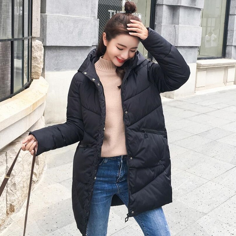 Parkas New Winter Jacket Women Coats Hooded Jaqueta Feminina Female Parka Thick Cotton Padded Lining Winter Coat Women 201019