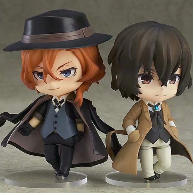 Bungo Stray Dogs 657# Dazai Osamu Mini Action Figure 1/10 scale painted figure 676# Nakahara Chuya PVC figure Toys Brinquedos T200505 от DHgate WW