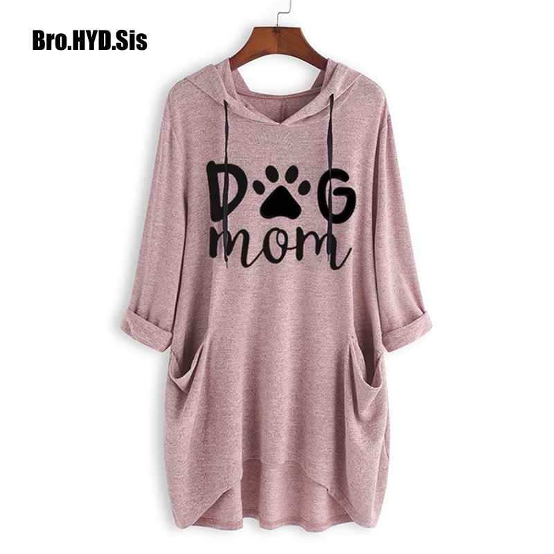 Cute Dog Mom Letter Print Ladies Pullovers Sweatshirts Women Knit Long Hoodies Spring Autumn Girls Woman Pink Tops Asia Size 201202, Yellow
Cute Dog Mom Letter Print Ladies Pullovers Sweatshirts Women Knit Long Hoodies Spring Autumn Girls Woman Pink Tops Asia Size 201202, Yellow