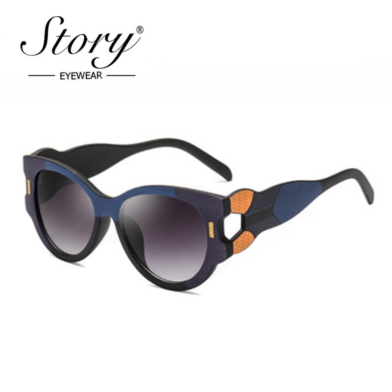 STORY 2020 New Fashion Big Frame Cat Eye Sunglasses Women Brand Designer Hollow Out Leg Sun Glasses Gradient Lens Shades 90S
STORY 2020 New Fashion Big Frame Cat Eye Sunglasses Women Brand Designer Hollow Out Leg Sun Glasses Gradient Lens Shades 90S