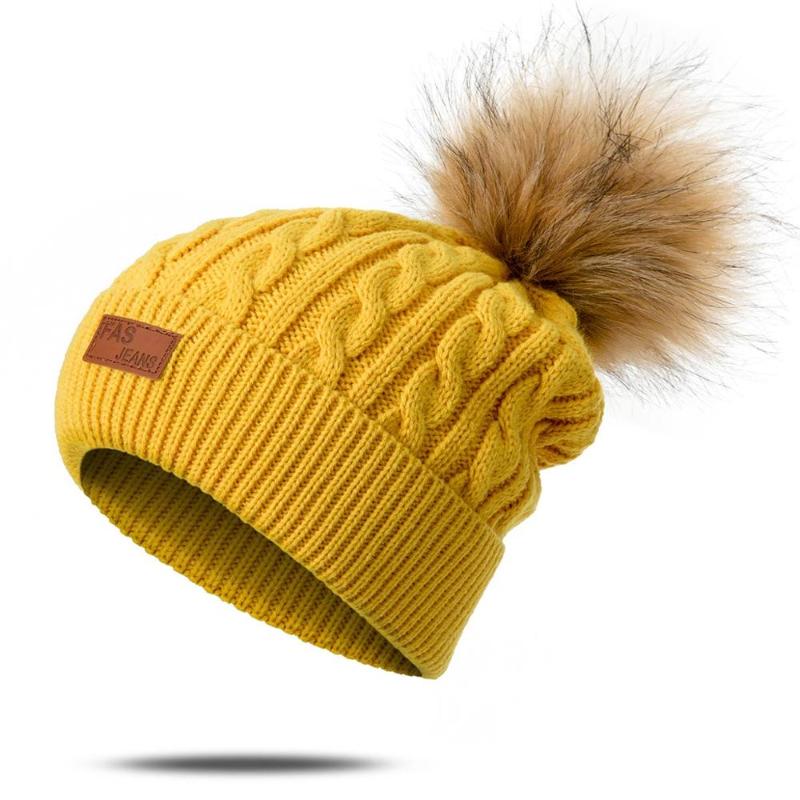 Women Winter Beanies Hat Thick Knitted Beanie Hats Pompom for Girls Kids Female Skullcap Parent-child 1-3 years old, Light pink adult
Women Winter Beanies Hat Thick Knitted Beanie Hats Pompom for Girls Kids Female Skullcap Parent-child 1-3 years old, Light pink adult