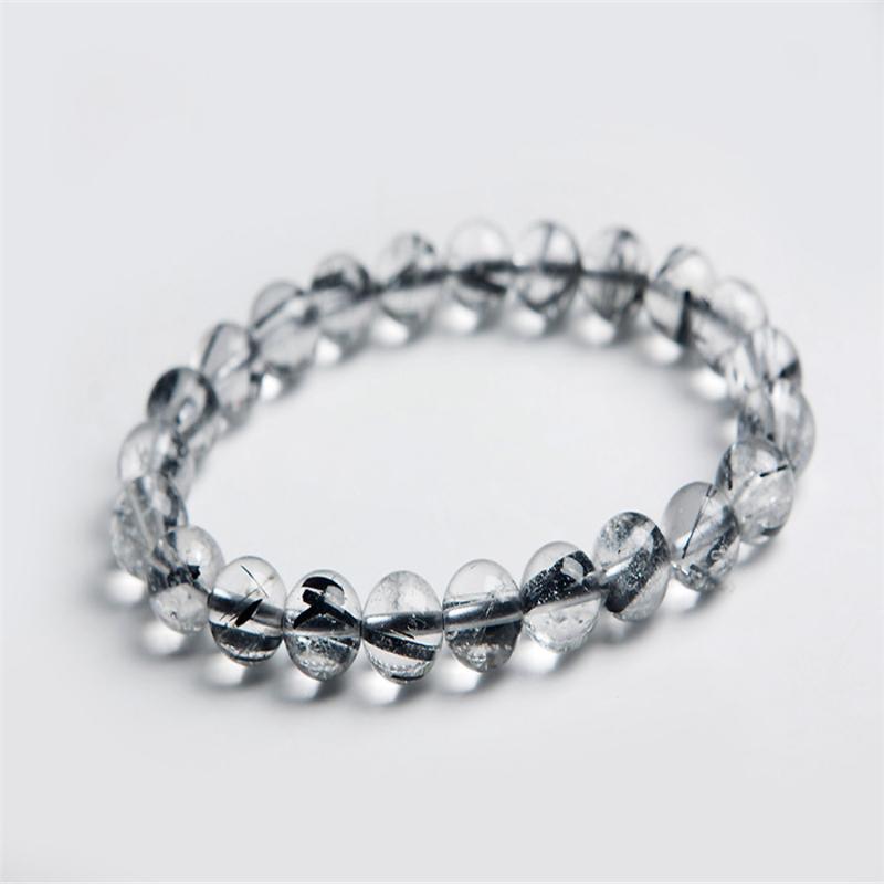 2020 Newly Natural Black Rutilated Quartz Crystal Round Beads Stretch Women Charm Bracelet Drop Shipping Fashion Women Crystal
2020 Newly Natural Black Rutilated Quartz Crystal Round Beads Stretch Women Charm Bracelet Drop Shipping Fashion Women Crystal