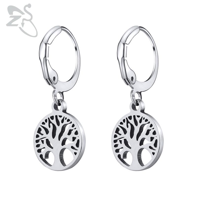 ZS Tree Of Life Stainless Steel Hoop Earrings Punk Rock Ear Hoops Mens Hip Hop Earring Male Biker Jewelry Round Earring
ZS Tree Of Life Stainless Steel Hoop Earrings Punk Rock Ear Hoops Mens Hip Hop Earring Male Biker Jewelry Round Earring