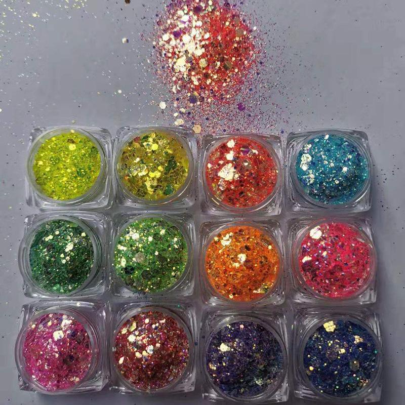 New!!!Holographic Mixed Hexagon Shape Chunky Nail Glitter Sequins Sparkly Flakes Slices Manicure Body/Eye/Face Glitter 12Colors
New!!!Holographic Mixed Hexagon Shape Chunky Nail Glitter Sequins Sparkly Flakes Slices Manicure Body/Eye/Face Glitter 12Colors