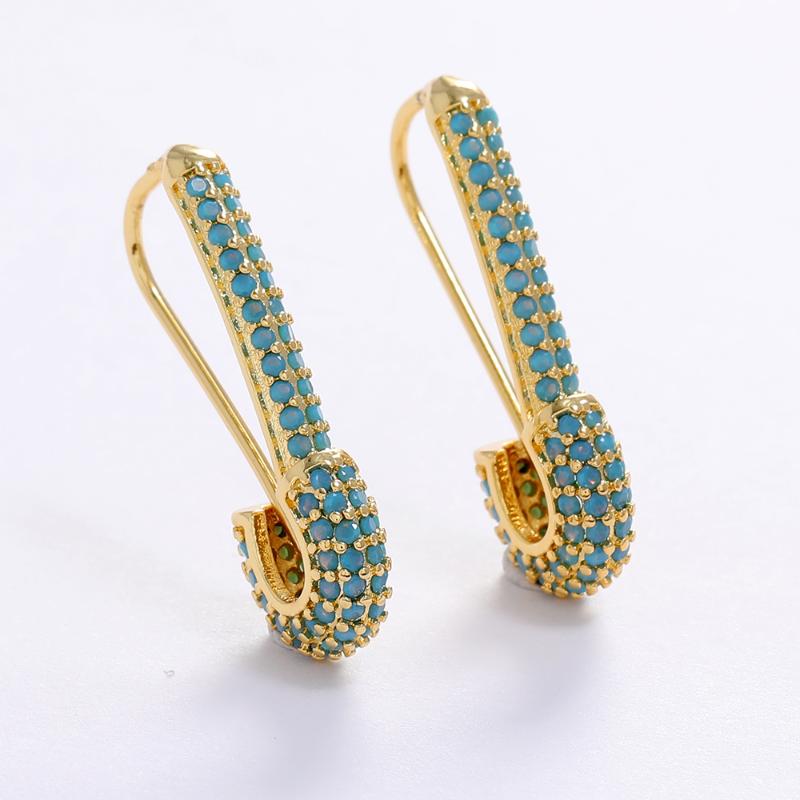 LUALA 2021 New Colors Paperclip Pin Earring Wholesale Colorful CZ Fashion Elegant Women Fashion Zircon Jewelry Gift S925 Needle 
LUALA 2021 New Colors Paperclip Pin Earring Wholesale Colorful CZ Fashion Elegant Women Fashion Zircon Jewelry Gift S925 Needle