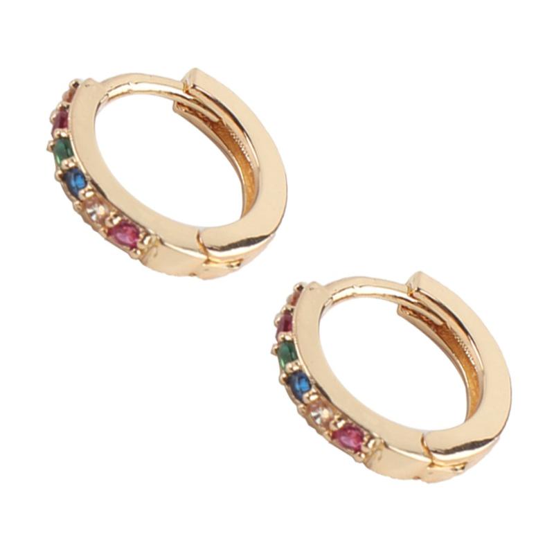 Multicolor Zircon Circle Earrings Fashion Round Small Hoop Earrings Party Wedding Jewelry Women New
Multicolor Zircon Circle Earrings Fashion Round Small Hoop Earrings Party Wedding Jewelry Women New