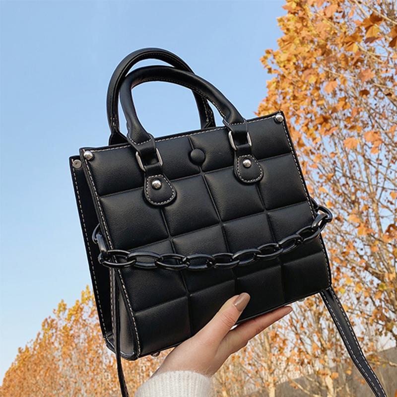 Lattice Chain PU Leather Handbag Designer Luxury Women Totes Brand Female 2021 Small Crossbody Shoulder Bags Purses And Handbags, White
Lattice Chain PU Leather Handbag Designer Luxury Women Totes Brand Female 2021 Small Crossbody Shoulder Bags Purses And Handbags, White