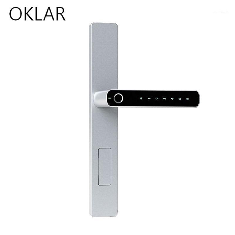 OKLAR Smart Fingerprint Door Lock Security Intelligent Lock Biometric Electronic Door With Password Unlock for Narrow1
OKLAR Smart Fingerprint Door Lock Security Intelligent Lock Biometric Electronic Door With Password Unlock for Narrow1