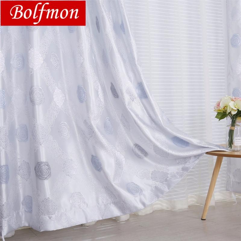 Latest High Grade Elegant Jacquard Romantic Sliver Rose Curtain for Living Room Semi Shade Cortina Bedding Room Decoration
Latest High Grade Elegant Jacquard Romantic Sliver Rose Curtain for Living Room Semi Shade Cortina Bedding Room Decoration
