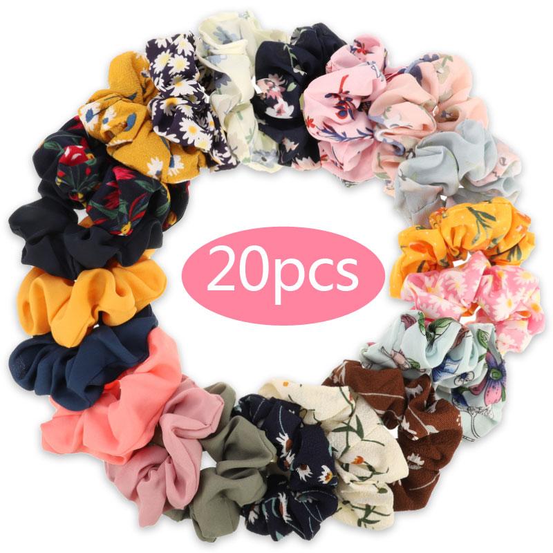 20pcs/set Large Intestine Ring Hair Band French Chiffon Floral Headdress Hairties Women Hair Accessoriers
20pcs/set Large Intestine Ring Hair Band French Chiffon Floral Headdress Hairties Women Hair Accessoriers