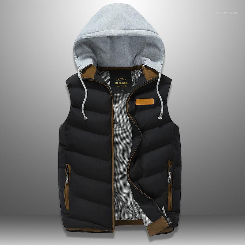 2020 New Men Vest Autumn Winter Casual Mens Sleeveless Jacket Warm Down Vests Waistcoat Hooded Men Top Hoodies Chalecos Homme1, Hq1075 black
2020 New Men Vest Autumn Winter Casual Mens Sleeveless Jacket Warm Down Vests Waistcoat Hooded Men Top Hoodies Chalecos Homme1, Hq1075 black