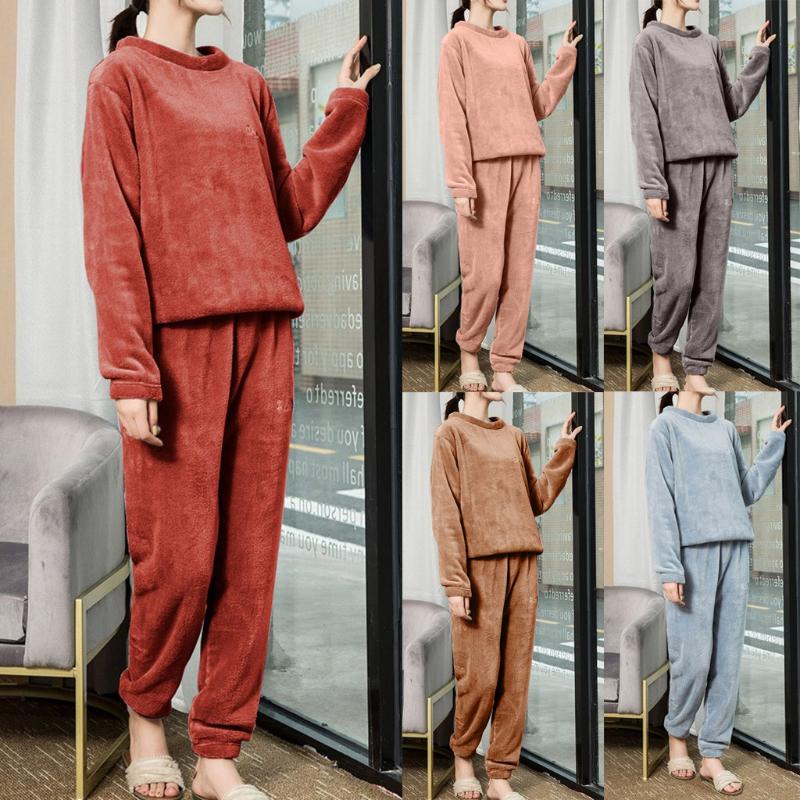 Women's Solid Color Coral Velvet Suit Fashion Warm Pants Suit Fashion Comfortable Long Sleeve Loose Casual Sweatpants, Gray
Women's Solid Color Coral Velvet Suit Fashion Warm Pants Suit Fashion Comfortable Long Sleeve Loose Casual Sweatpants, Gray