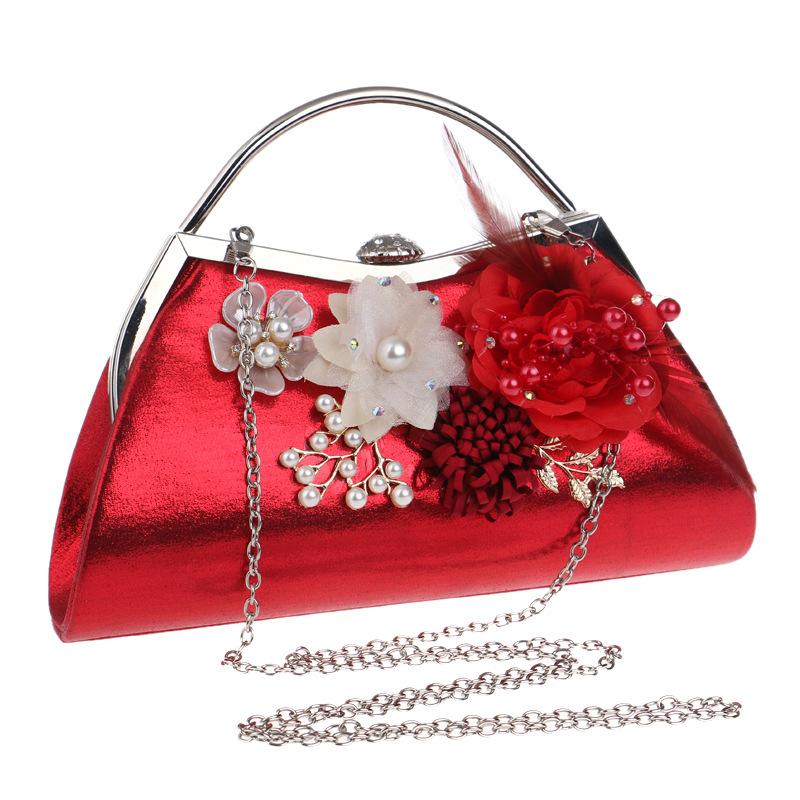 Fashion Flower Women Evening Bags Leaf Diamonds Beaded Handmade Style Lady Clutches Purse Evening Bags Female Chains Handbag, Black
Fashion Flower Women Evening Bags Leaf Diamonds Beaded Handmade Style Lady Clutches Purse Evening Bags Female Chains Handbag, Black