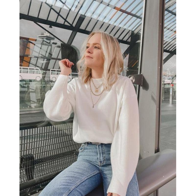 2021 New-coming sweater y2k woman sweaters Autumn Winter Pullovers Sweaters Primer shirt long sleeve Short Korean Slim-fit tight, Black
2021 New-coming sweater y2k woman sweaters Autumn Winter Pullovers Sweaters Primer shirt long sleeve Short Korean Slim-fit tight, Black