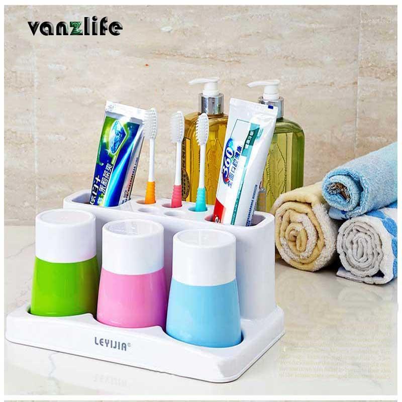 vanzlife Creative bathroom toothbrush holder with mouthwash cup three family wash set couple brushing cups dental cylinder cup1
vanzlife Creative bathroom toothbrush holder with mouthwash cup three family wash set couple brushing cups dental cylinder cup1