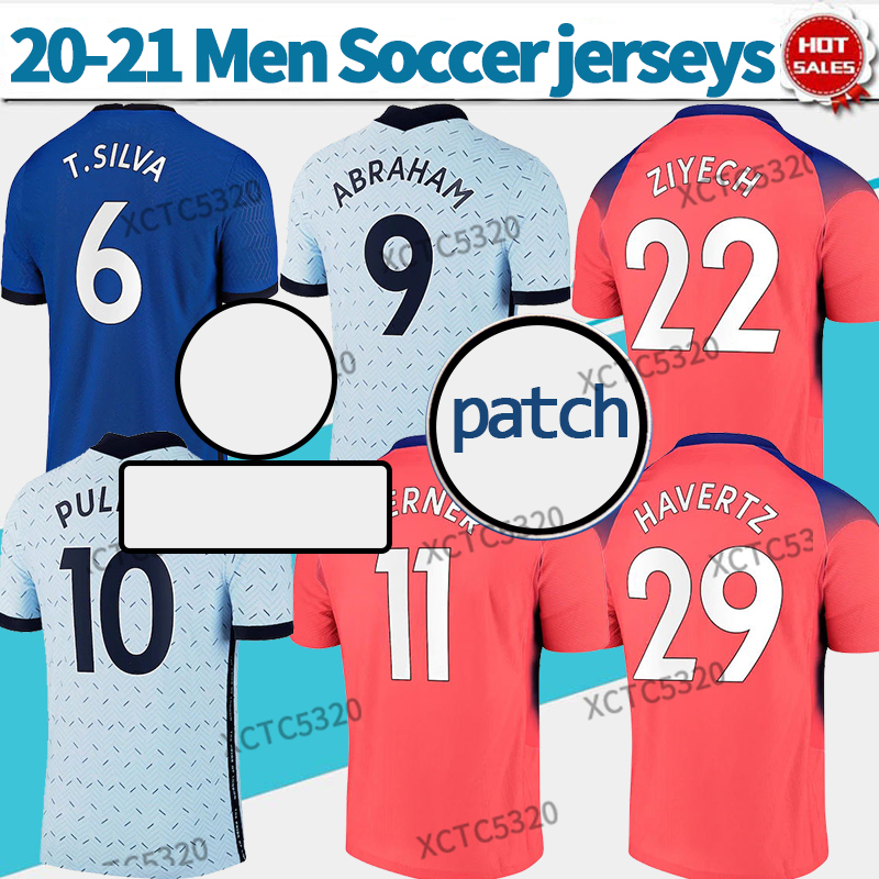 #10 PULISIC #29 HAVERTZ soccer jersey 2020 2021 The Blues soccer shirts #22 ZIYECH #6 T.SILVA home away third customized Football uniforms, No name no number
#10 PULISIC #29 HAVERTZ soccer jersey 2020 2021 The Blues soccer shirts #22 ZIYECH #6 T.SILVA home away third customized Football uniforms, No name no number